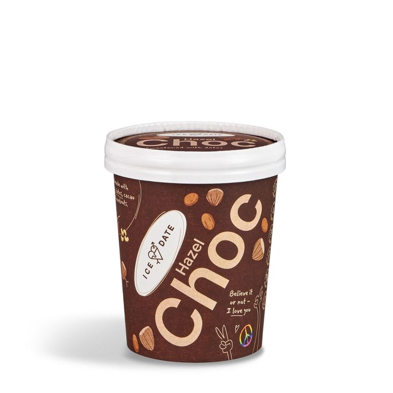 iceDate Bio Hazel Choc-Eis, laktosefrei, glutenfrei, vegan - Produktbild