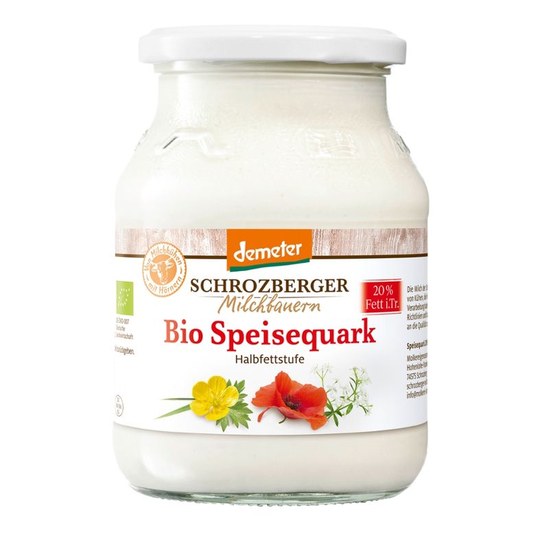Schrozberger Milchbauern Speisequark 20% Fett i.Tr. Halbfettstufe - Produktbild