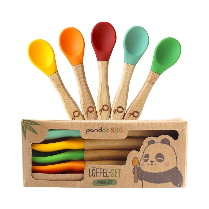 pandoo pandoo Kinderlöffel-Set, 5 Stück - Produktbild