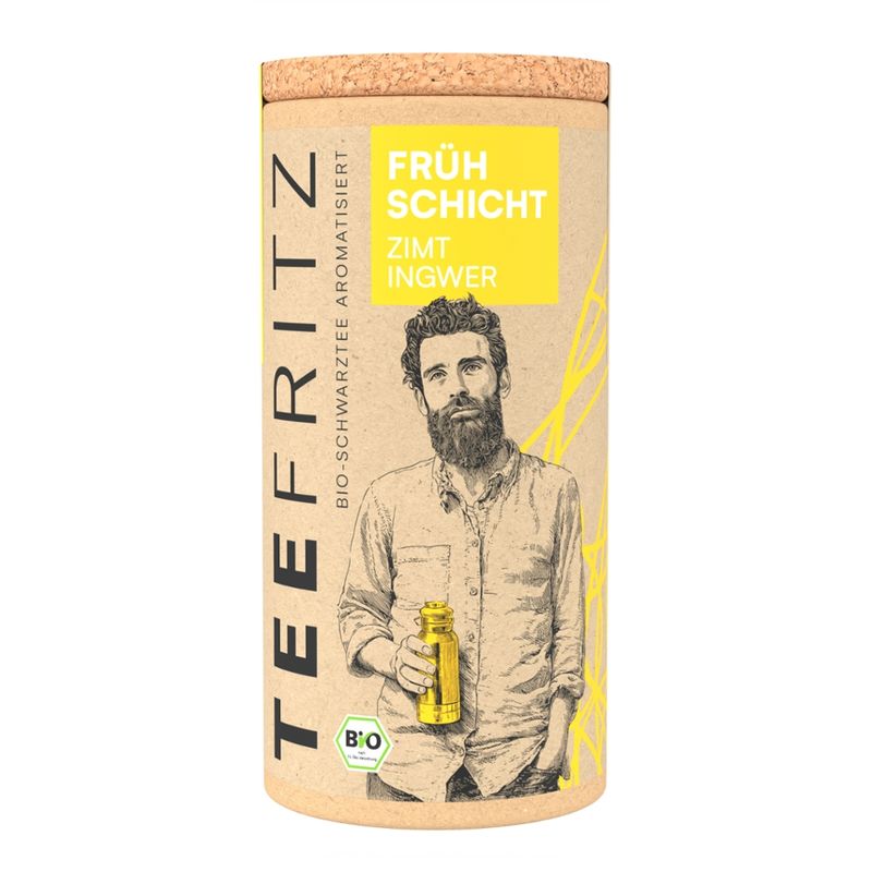 Hartkorn TeeFritz Frühschicht - Bio Schwarztee mit Zimt-Ingwer - Produktbild