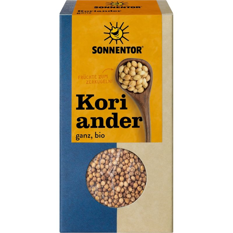 Sonnentor Koriander ganz, Packung - Produktbild