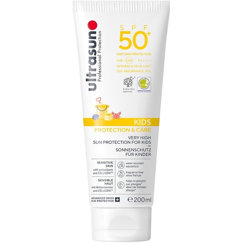Ultrasun Kids SPF50+ 200ml Tube - Produktbild