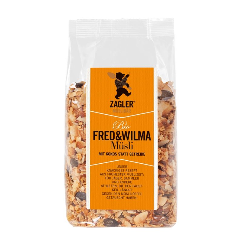 ZAGLER MÜSLIBÄR ZAGLER  Bio-Fred&Wilma-Müsli 300g, knusprig gebacken - Produktbild
