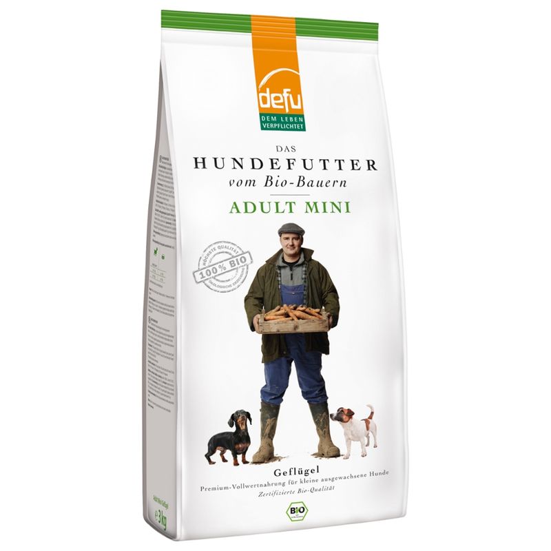 defu - Das Tierfutter vom Bio-Bauern Hund Adult Mini Geflügel - Produktbild