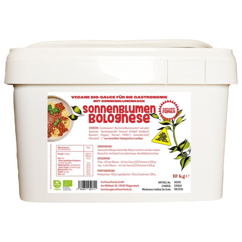 SunflowerFamily SunflowerFamily sunflowerBOLOmix mit SonnenblumenHACK, bio - Produktbild