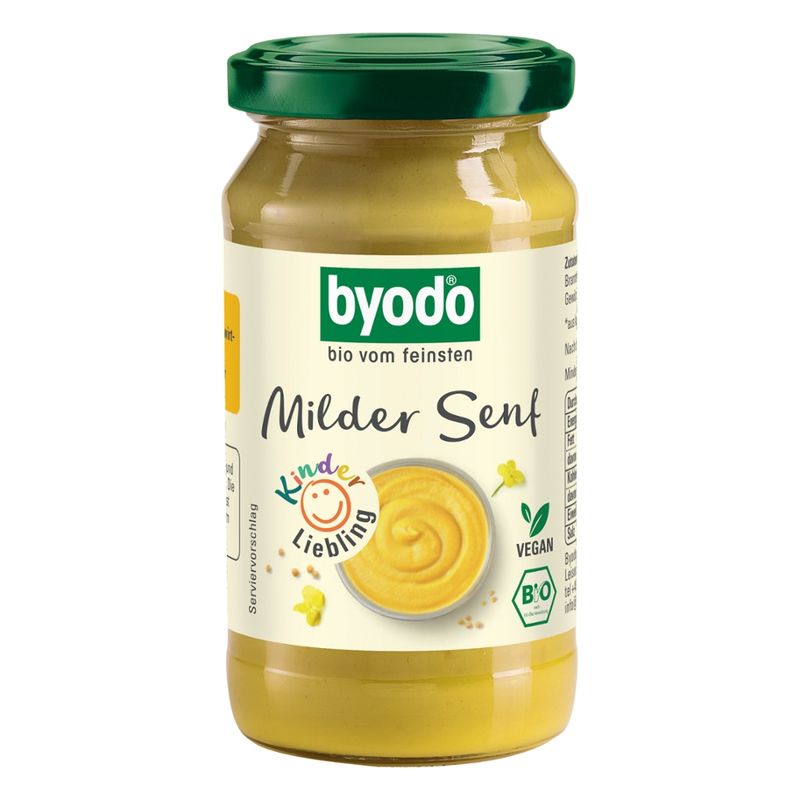 Byodo Byodo Mild Mustard, 200ml - Produktbild