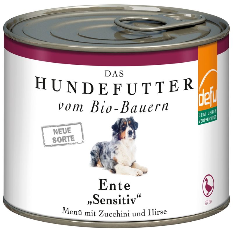 defu - Das Tierfutter vom Bio-Bauern Hund Ente "Sensitiv" - Produktbild
