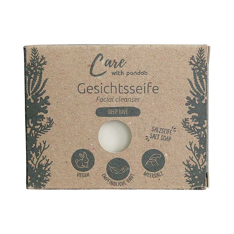 pandoo Salzseife Deep Dive 100g, 1 Stück - Produktbild
