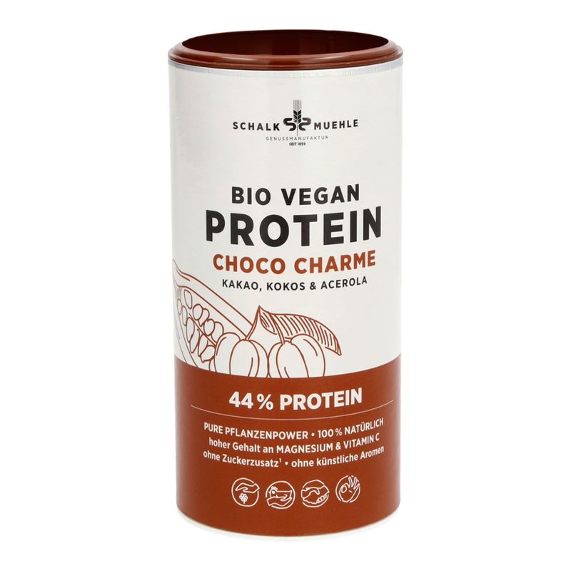 Schalk Mühle 200 g CHOCO CHARME Bio Protein Mix mit Kakao, Kokos & Acerola - Produktbild