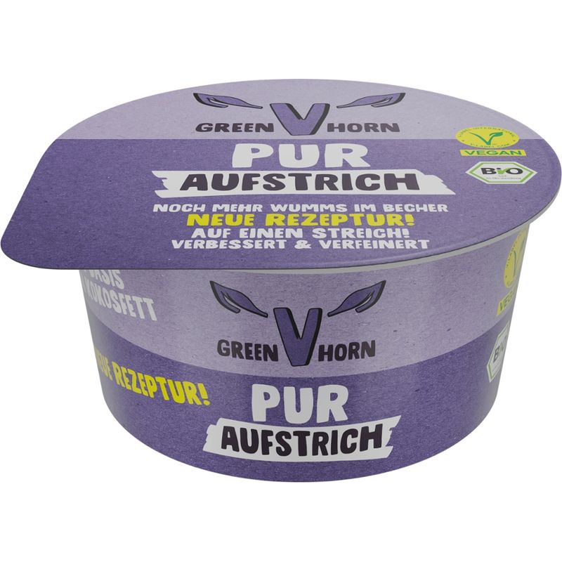 Greenhorn Greenhorn veganer Bio Aufstrich Pur - Produktbild