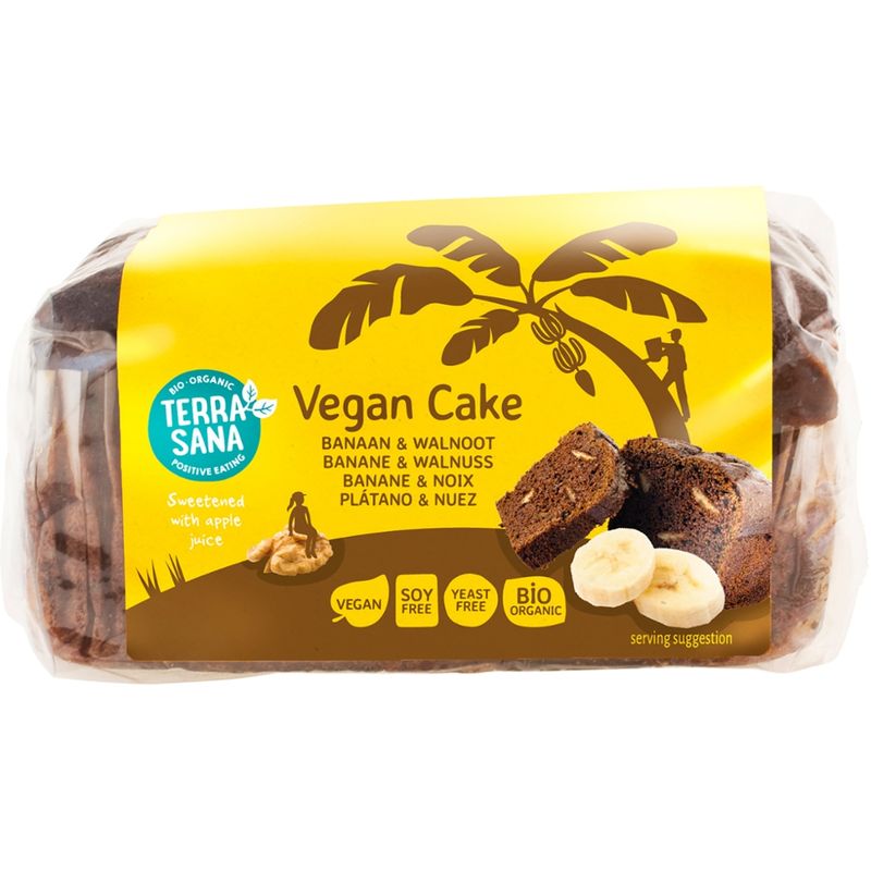 TerraSana VEGAN Cake Banane & Walnuss - Produktbild