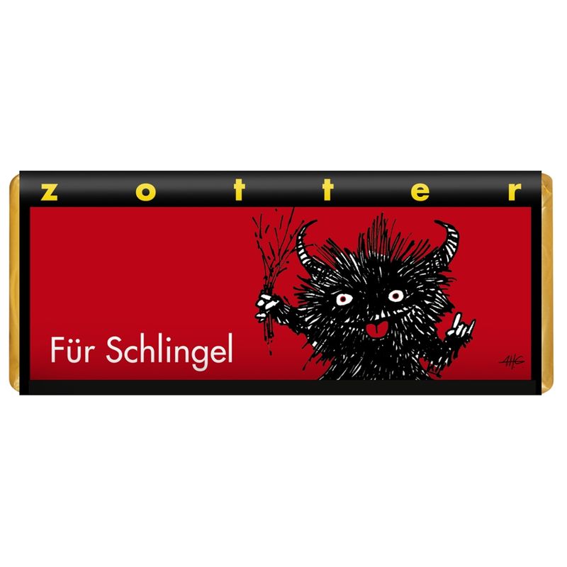 Zotter Schokolade "Für Schlingel" Krampus - Ge nüsse - Produktbild