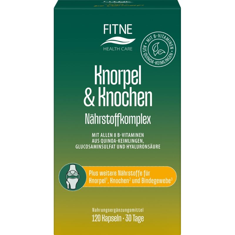Fitne Knorpel & Knochen Nährstoffkomplex, 120 Kps. à 677 mg - Produktbild