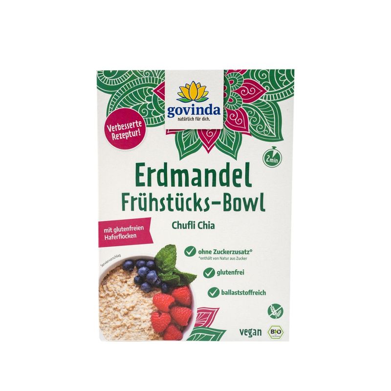 Govinda Erdmandel Frühstücks-Bowl Chufli Chia - Produktbild