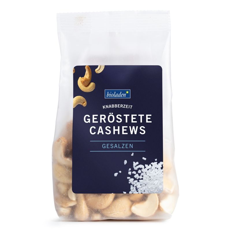 bioladen Geröstete Cashews mit Salz - Produktbild