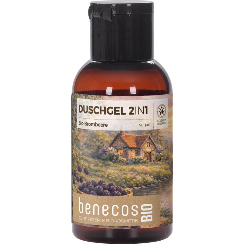 benecos benecosBio Mini Duschgel Sommer-Edition Bio-Brombeere - Produktbild