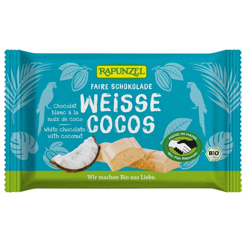 Rapunzel Weisse Schokolade Cocos HIH - Produktbild