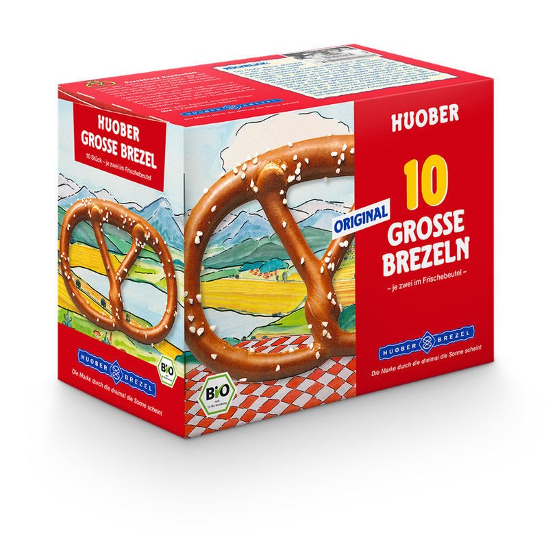 HUOBER BREZEL HUOBER Große Brezel 5x2 Stück 200g - Produktbild
