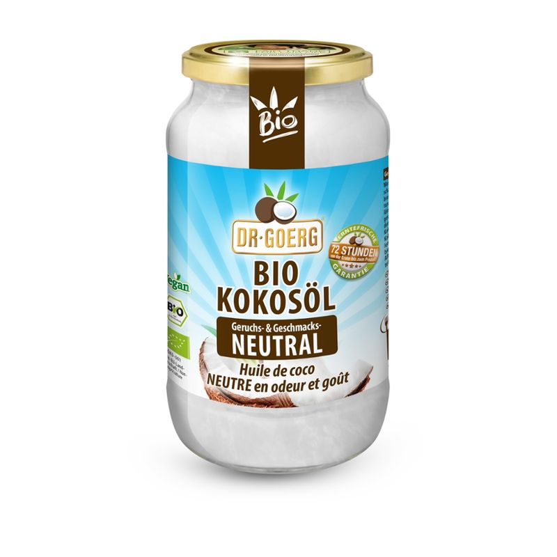 Dr. Goerg Dr. Goerg Premium Bio-Kokosöl neutral / Bio-Kokosspeisefett 1000ml - Produktbild