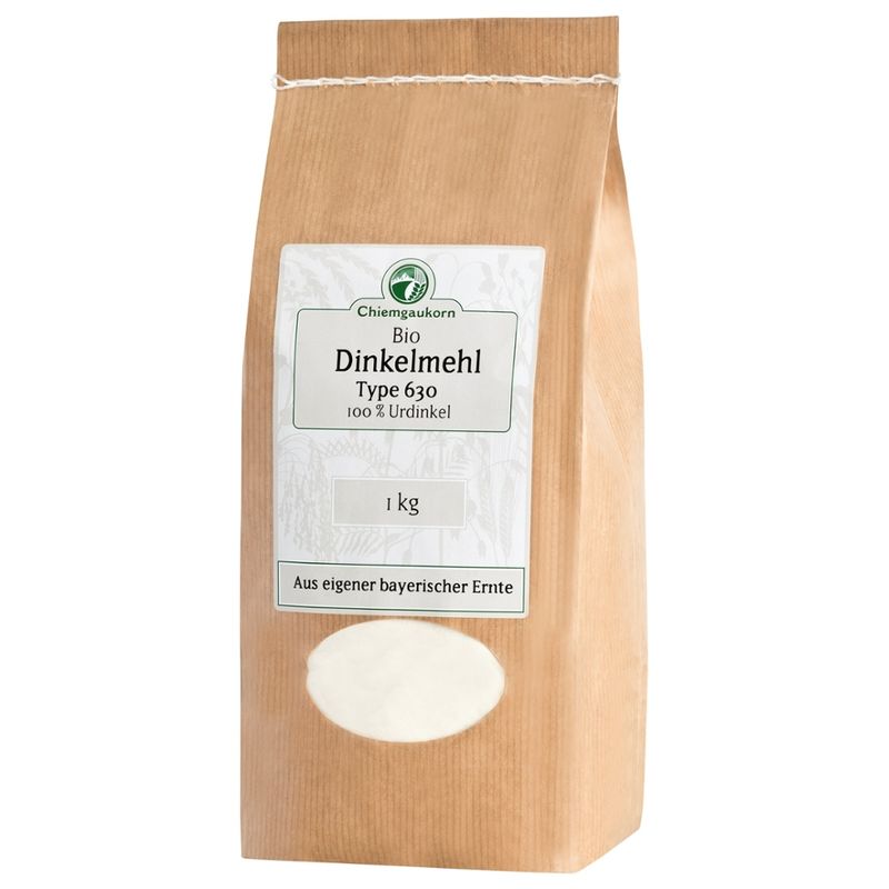 Chiemgaukorn Dinkelmehl Type 630, Bio-Urdinkelmehl, Chiemgaukorn - Produktbild