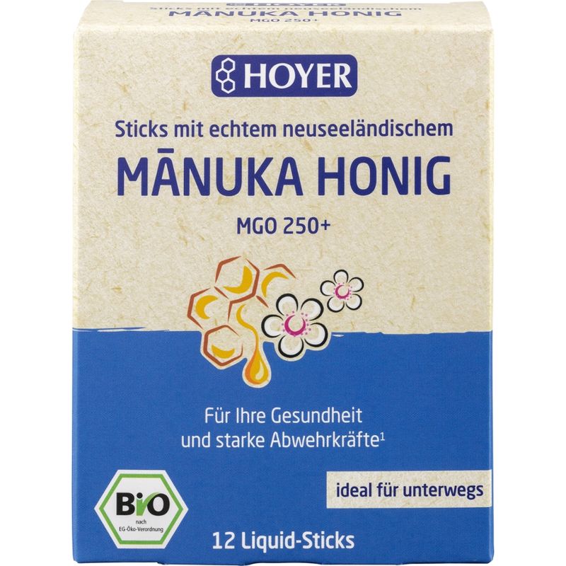 HOYER Manukahonig Liquid-Sticks MGO 250+ - Produktbild