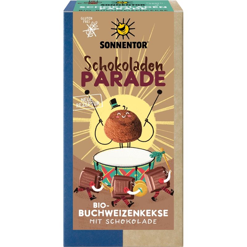 Sonnentor Schokoladen-Parade Kekse, Packung - Produktbild