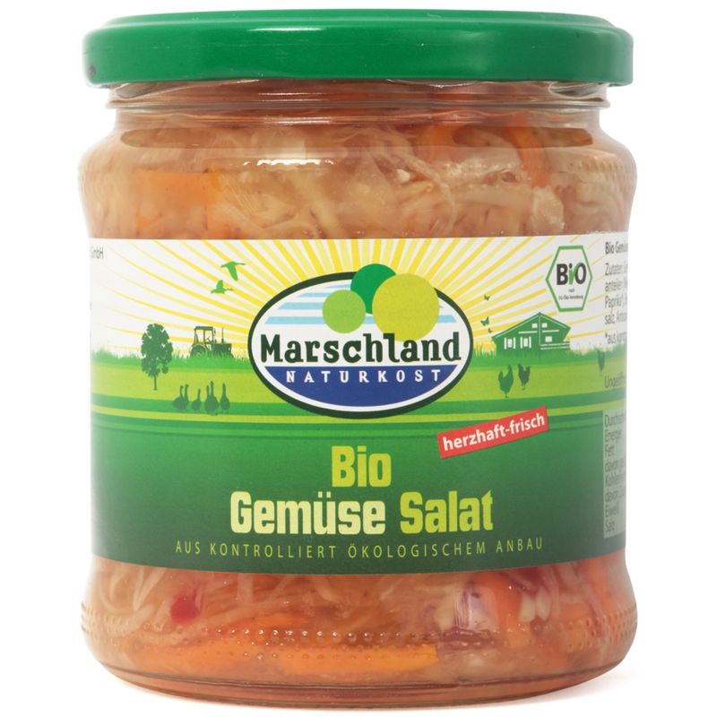 Marschland  Bio-Gemüsesalat 370 ml Gl. MARSCHLAND - Produktbild
