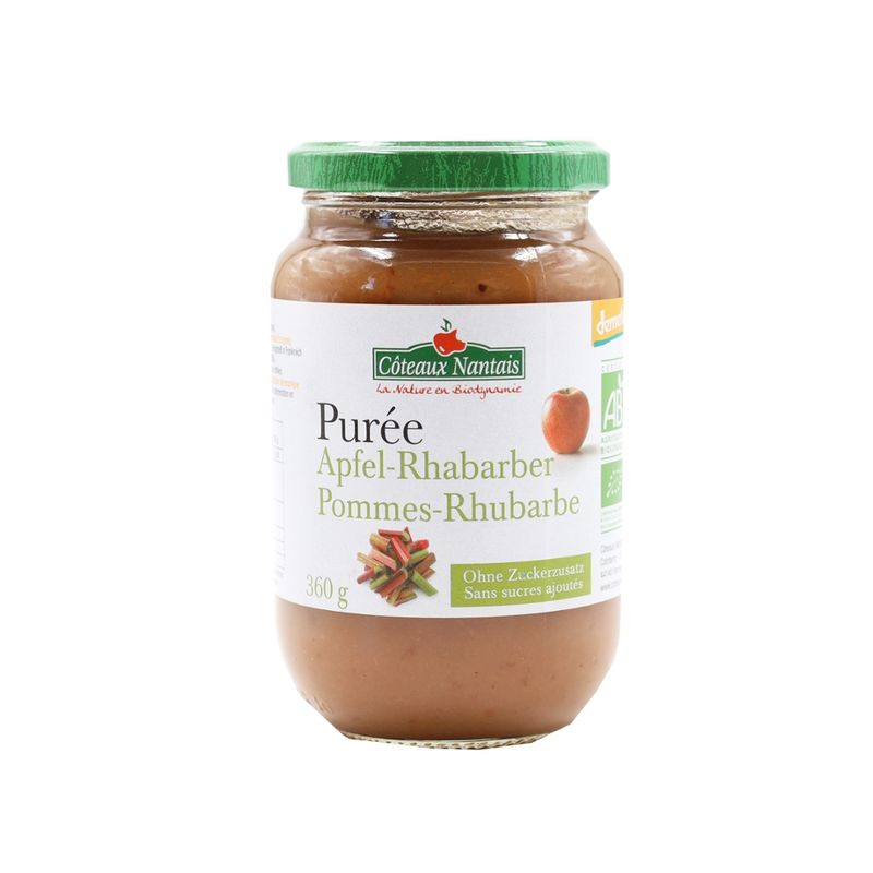Côteaux Nantais  Fruchtpüree Apfel-Rhabarber - Produktbild
