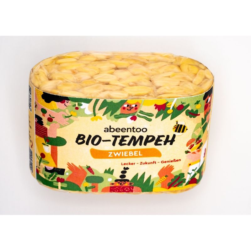 abeentoo Tempeh Spezialitäten abeentoo Bio Tempeh - Zwiebel - mit leichter Zwiebelnote - Produktbild