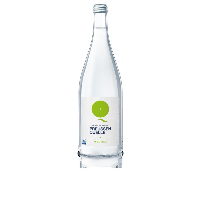 Rheinsberger PreussenQuelle Bio Mineralwasser 1 l medium - Produktbild