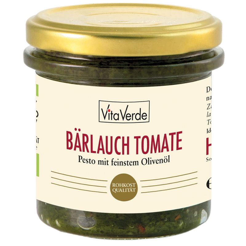 Vita Verde Heldenkraut, Barlauch-Tomaten-Pesto, 140 g - Produktbild