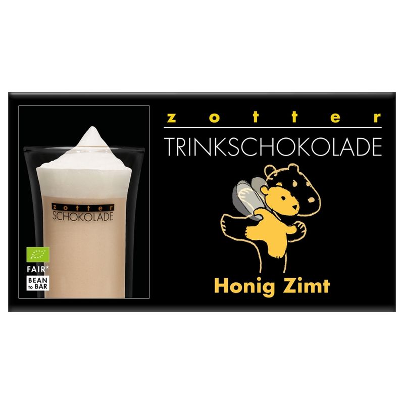 Zotter Schokolade Trinkschokolade – Honig-Zimt - Produktbild