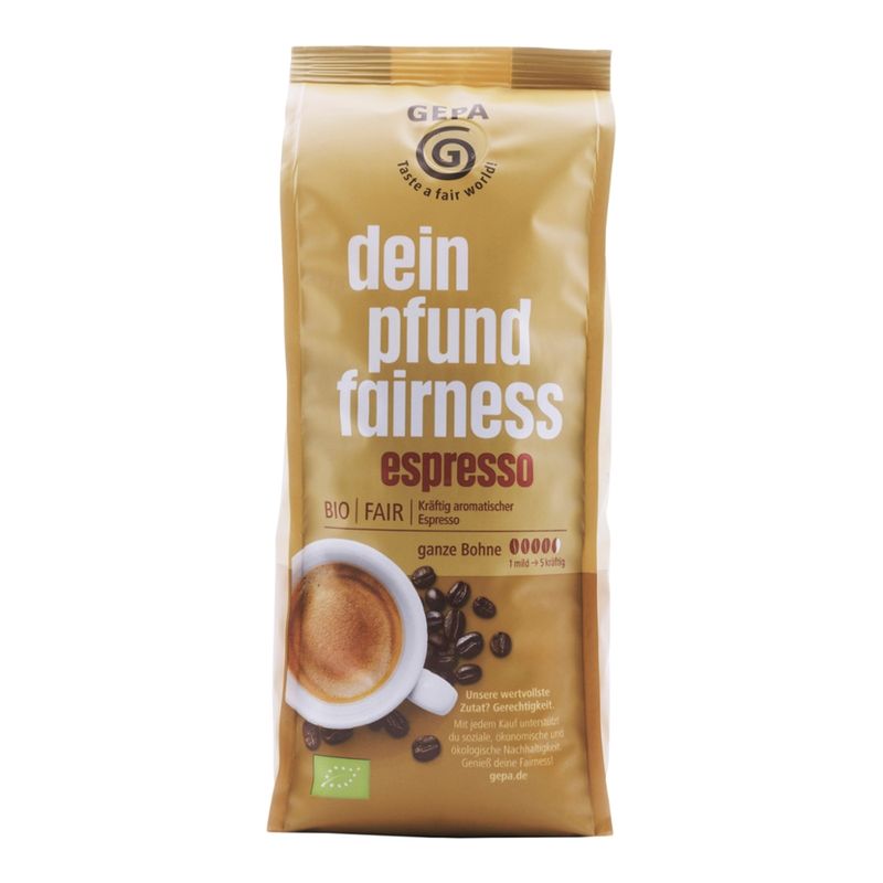 GEPA - The Fair Trade Company Bio dein pfund fairness espresso - Produktbild