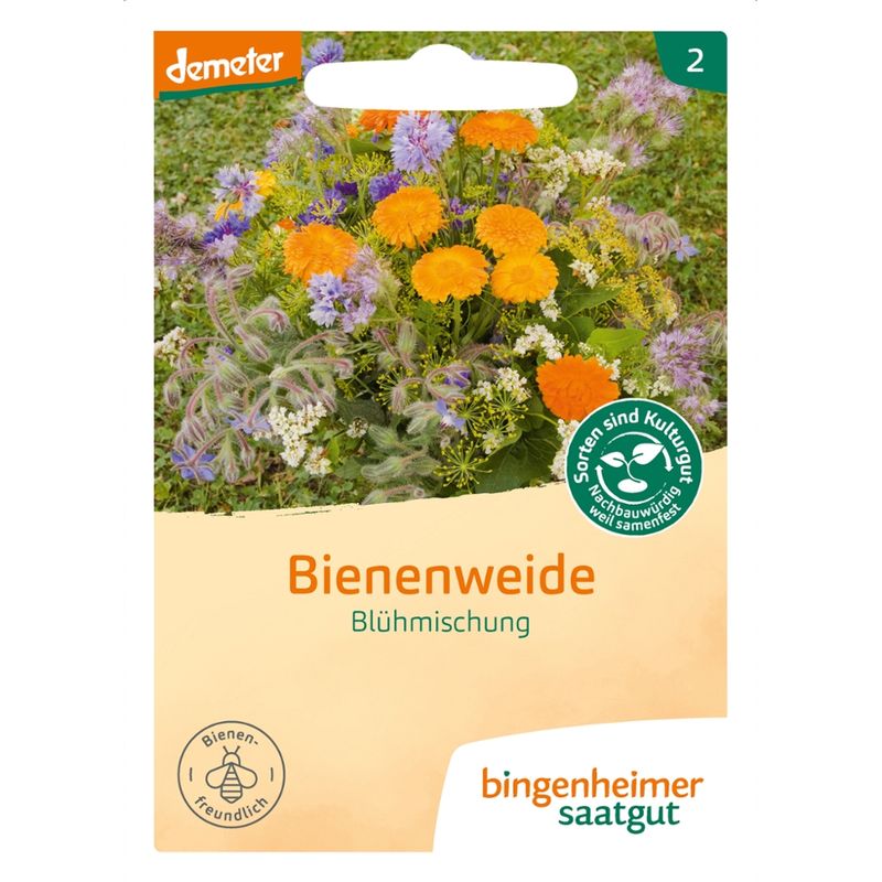 Bingenheimer Saatgut Bienenweide - Kräuter, Duft- und Blütenpflanzen (Saatmischung) - Produktbild