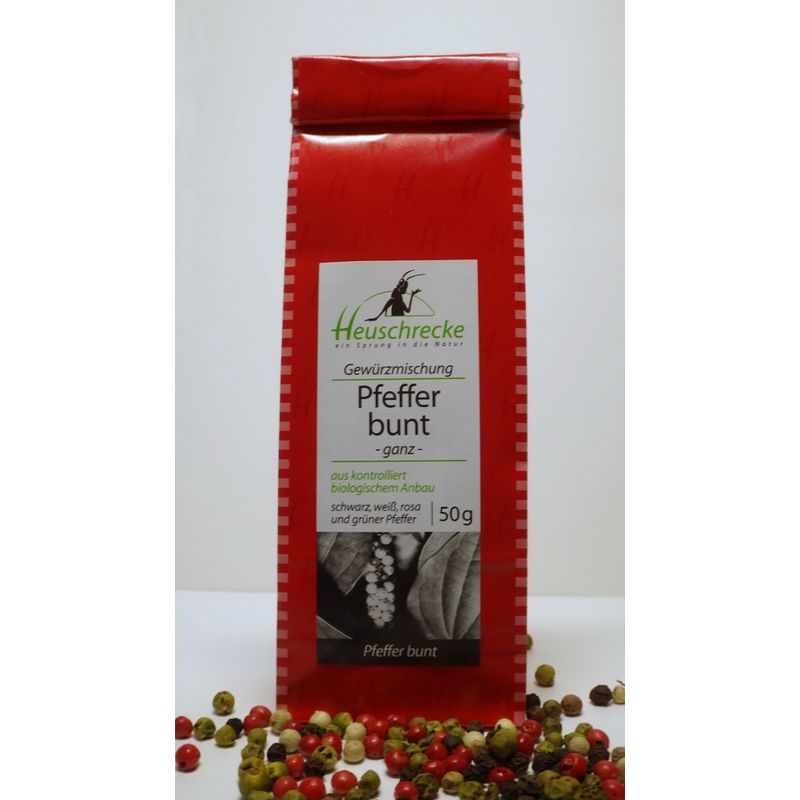 Heuschrecke Pfeffer bunt, ganz, kbA - Produktbild