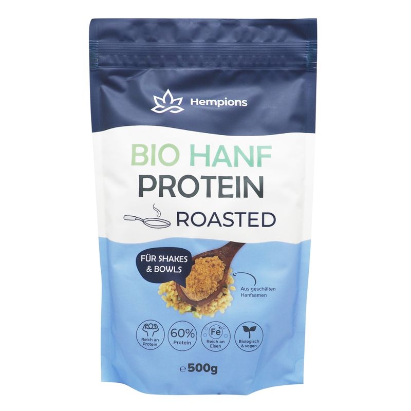 Hempions Bio Hanfprotein Roasted, 500 g - Produktbild