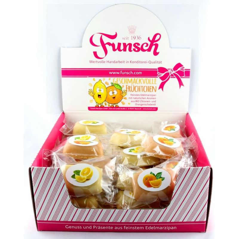 Funsch Marzipan BIO Geschmackvolle Früchtchen Orange - Produktbild