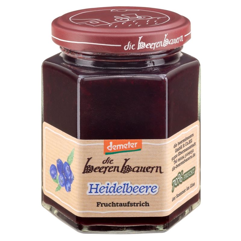 die beerenbauern Heidelbeere Fruchtaufstrich - Produktbild