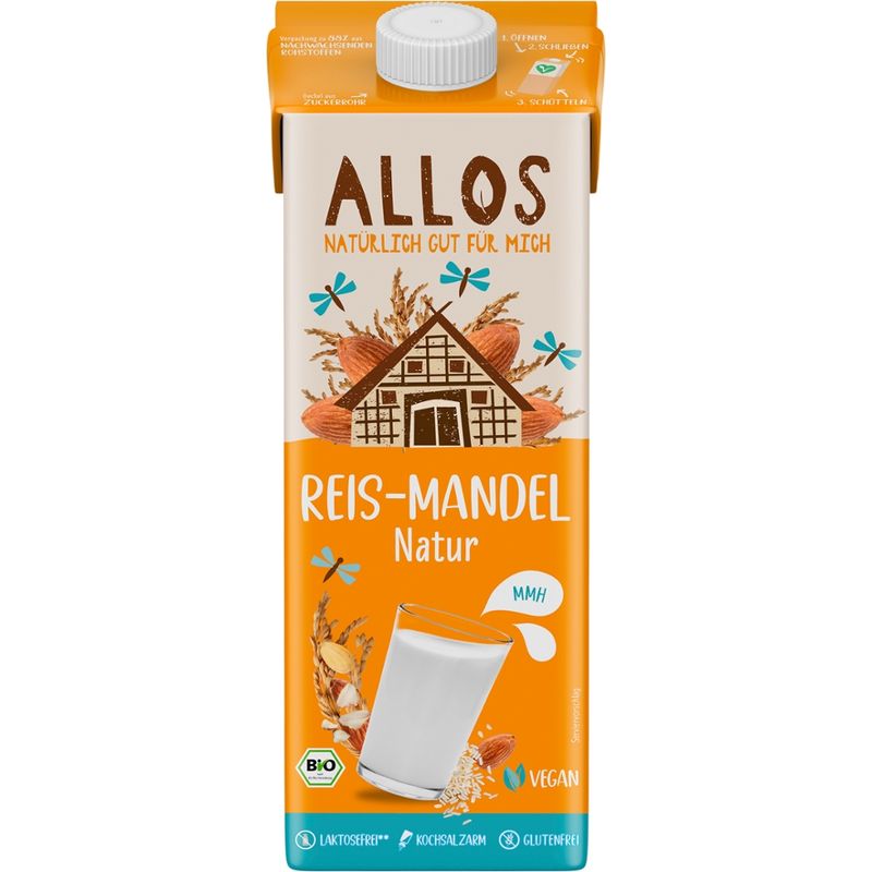 Allos Reis-Mandel Natur Drink - Produktbild