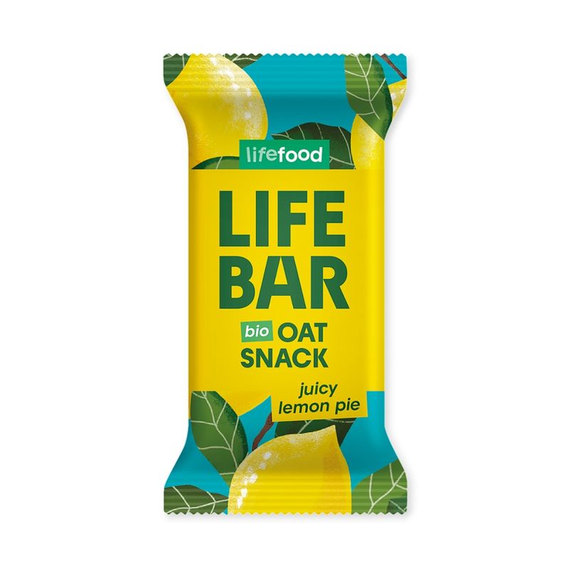 Lifefood  Lifefood Lifebar Bio Oat Snack Zitronenkuchen BIO - Produktbild