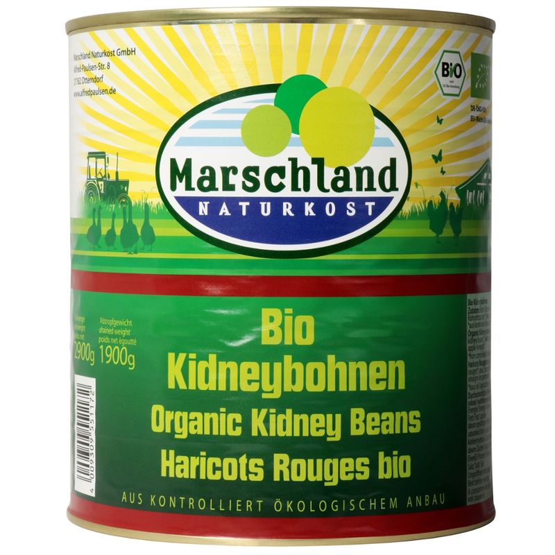 Marschland  Bio-Kidneybohnen 3.100 ml Ds. MARSCHLAND - Produktbild