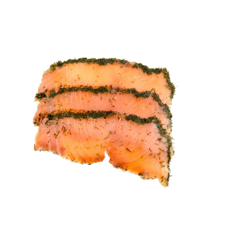 Biofisch  Lachs gebeizt Gravad, geschnitten 100 g (salmo salar) - Produktbild