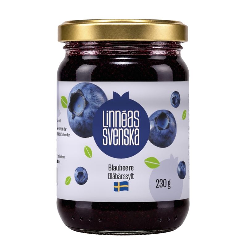 Linnéas Svenska Blåbärssylt, kbA, Blaubeere - Produktbild