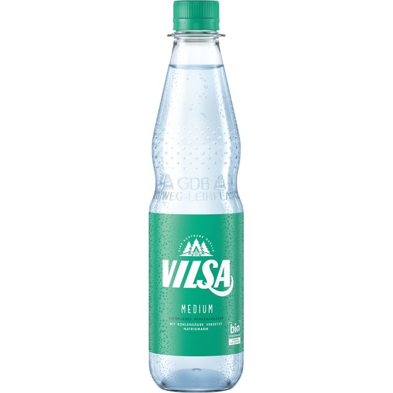 VILSA VILSA Mineralwasser Medium 12x0,50l PET MW Bio - Produktbild