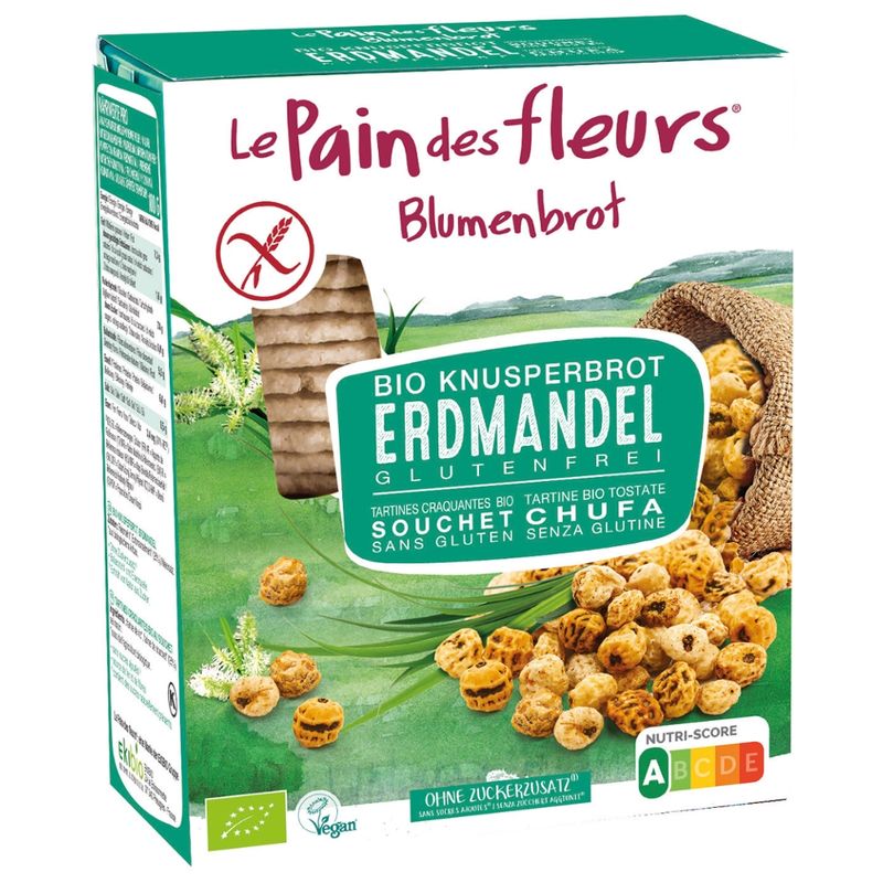 Blumenbrot Bio Knusperbrot Erdmandel - Produktbild