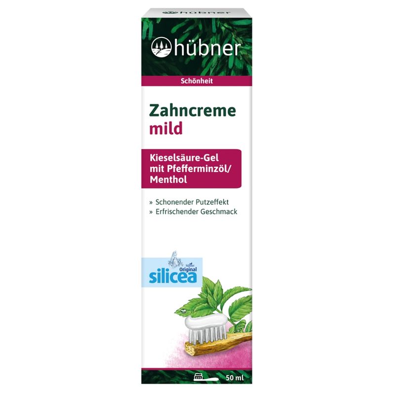Hübner hübner® Zahncreme mild mit Pfefferminzöl - Produktbild