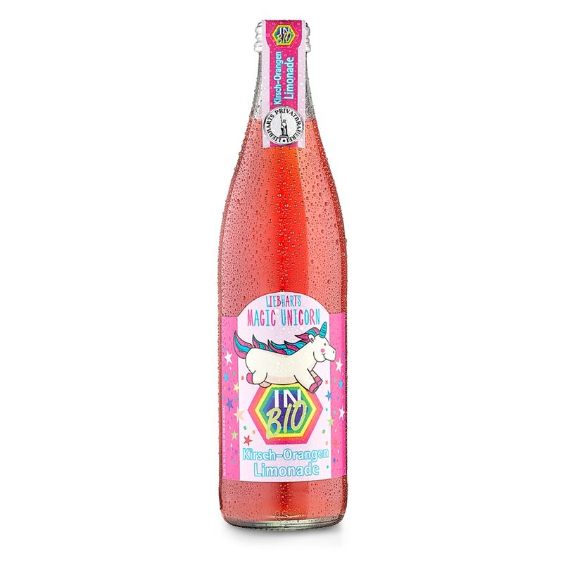 Liebharts Privatbrauerei Magic Unicorn Bio Kirsch-Orange 8x0,5L Drehverschluss - Produktbild