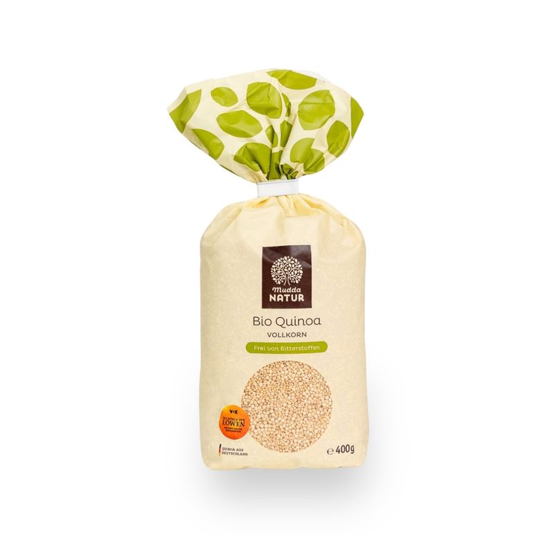 Mudda Natur Mudda Natur Bio Vollkorn-Quinoa, weiss, 400 g Beutel - Produktbild