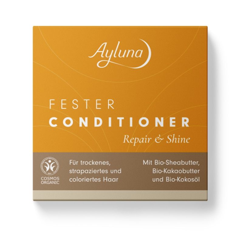 Ayluna Fester Conditioner  für trockenes, strapaziertes und coloriertes Haar mit Bio-Sheabutter, Bio-Kakaobutter und Bio-Kokosöl - Produktbild