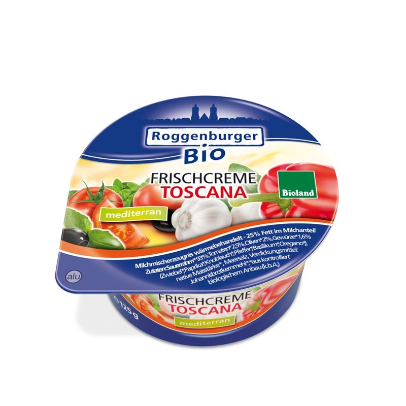 Roggenburger Bio Roggenburger Bio Frischcreme Toscana 125 g - Produktbild